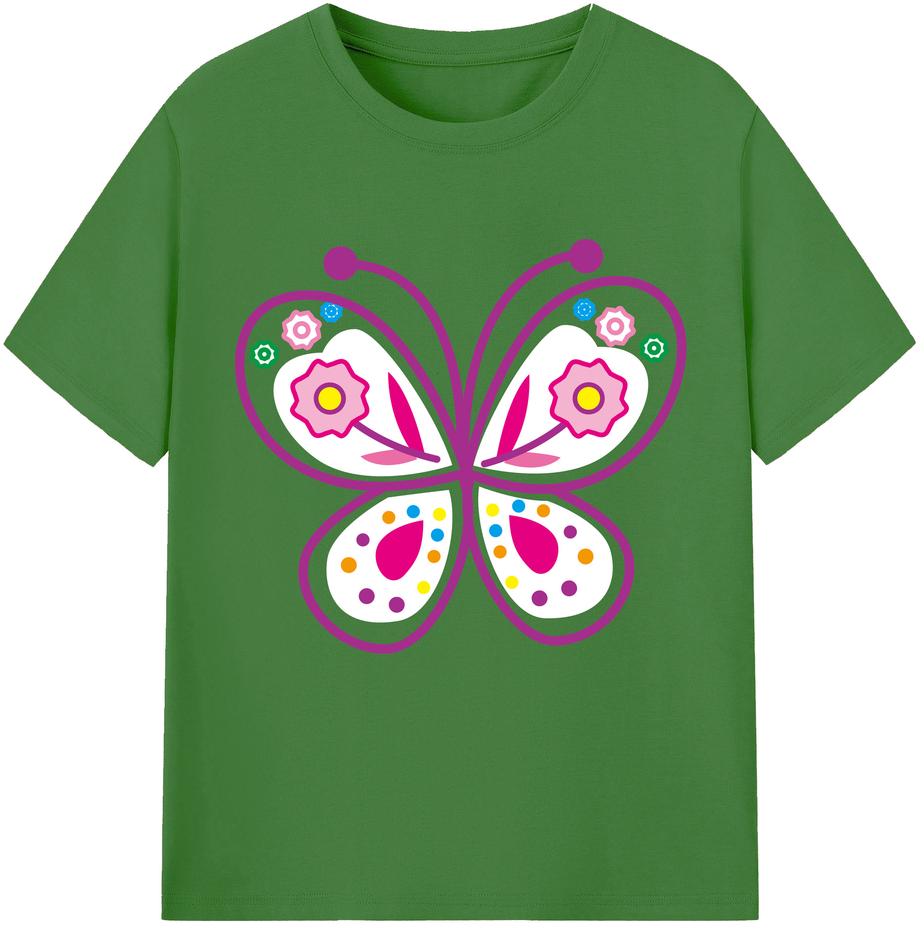 （画像用） Hello Kitty ハローキティ レディースカジュアルプリントTシャツ（綿100％）